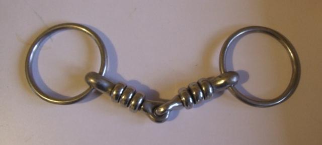 Preview of the first image of CHERRY ROLLER LOOSE RING SNAFFLE 5".
