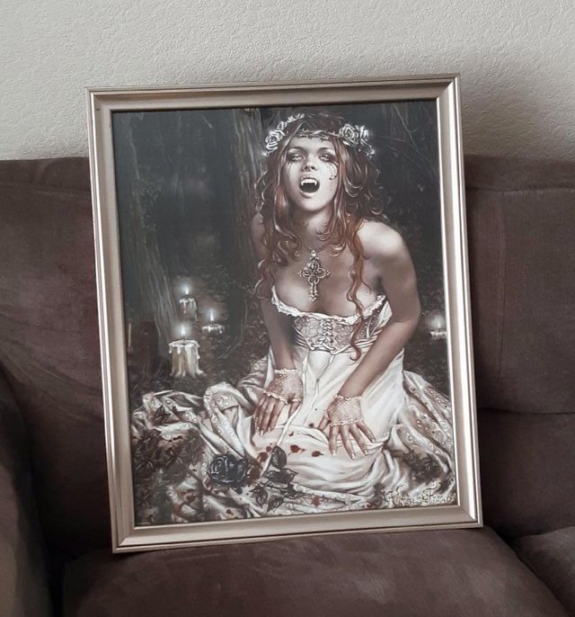 Preview of the first image of Victoria Frances Framed Gothic Print.