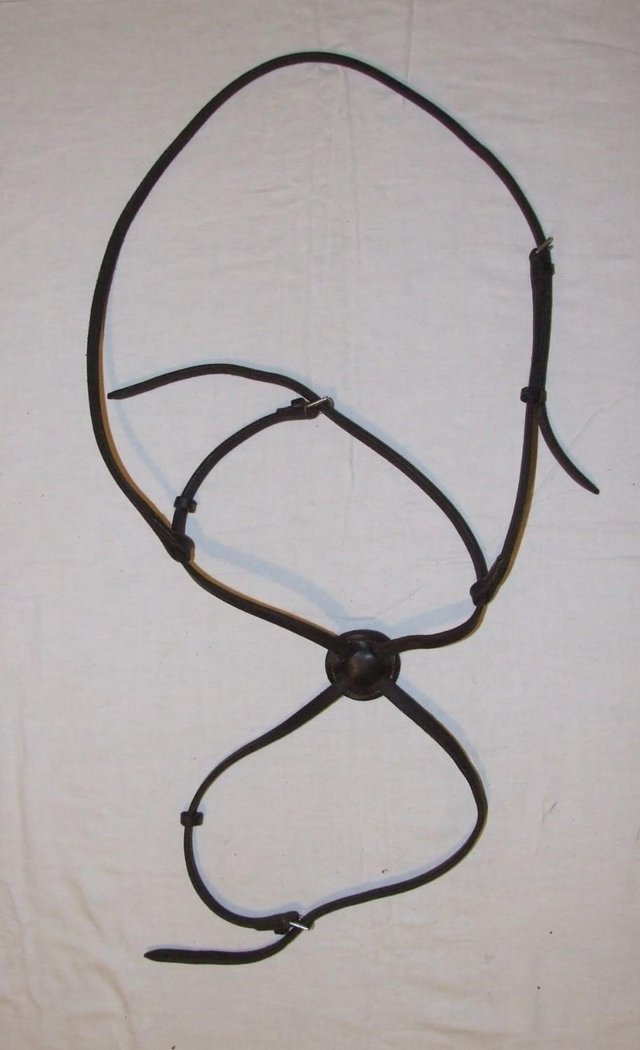 Preview of the first image of BROWN GRACKLE NOSEBAND FULL SIZE.