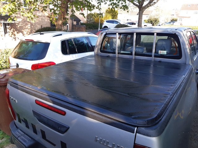 Preview of the first image of Soft tonneau cover for Hilux.
