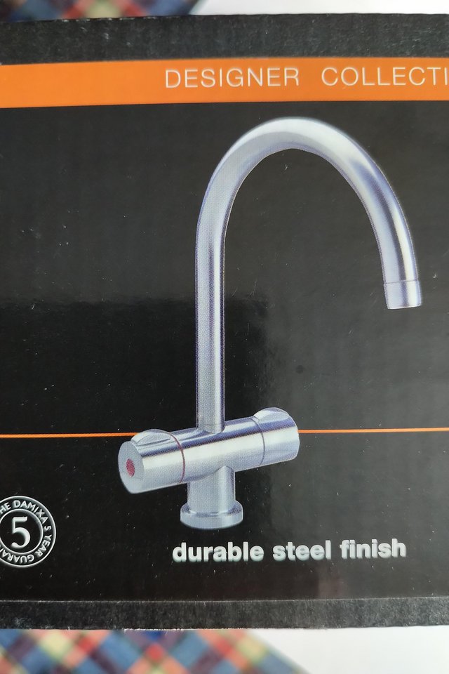 Preview of the first image of Damixa Designer Collection Steel Mixer Tap One Hole Mono.