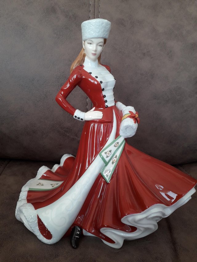 Preview of the first image of Royal Doulton Pretty Ladies Christmas Day 2007.