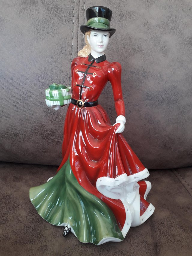 Preview of the first image of Royal Doulton Pretty Ladies Christmas Day 2006.