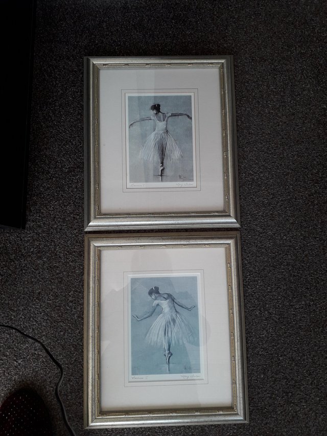 Preview of the first image of Set of 6 Mary Dulon Limited Edition Ballet Prints..