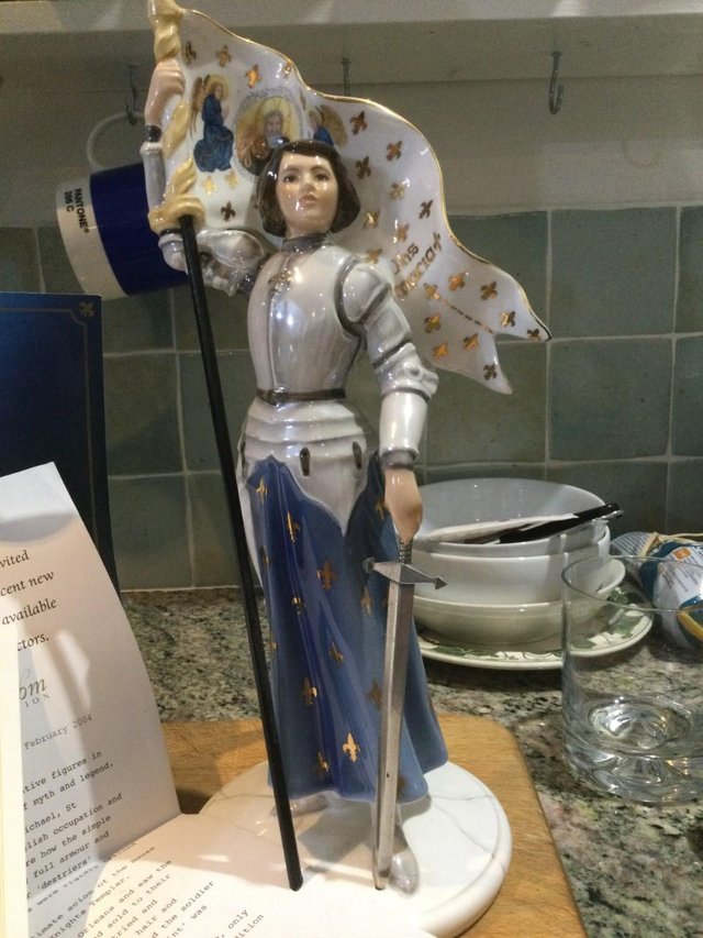 Preview of the first image of Coalport "Joan of Arc" figurine.