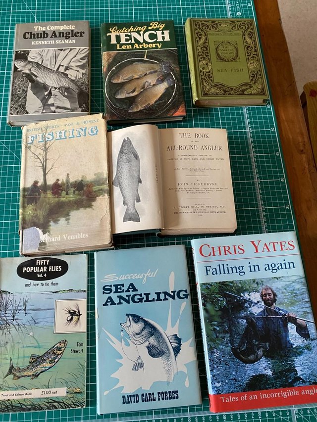 Preview of the first image of Fishing Books for sale from £3 upward.