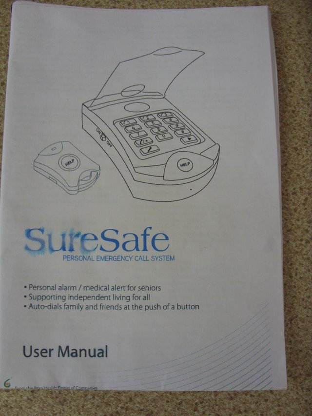 Image 2 of Sure Safe emergency call system.