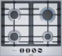 Preview of the first image of BOSCH SERIE 6 S/S GAS HOB-4 BURNERS-CAST IRON PAN SUPPORTS-.