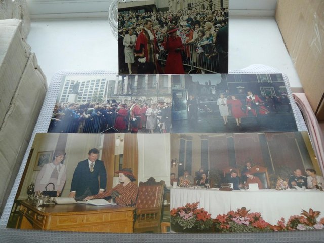 Preview of the first image of 5 photos of Queen Elizabeth II in Birmingham Nov 1981.