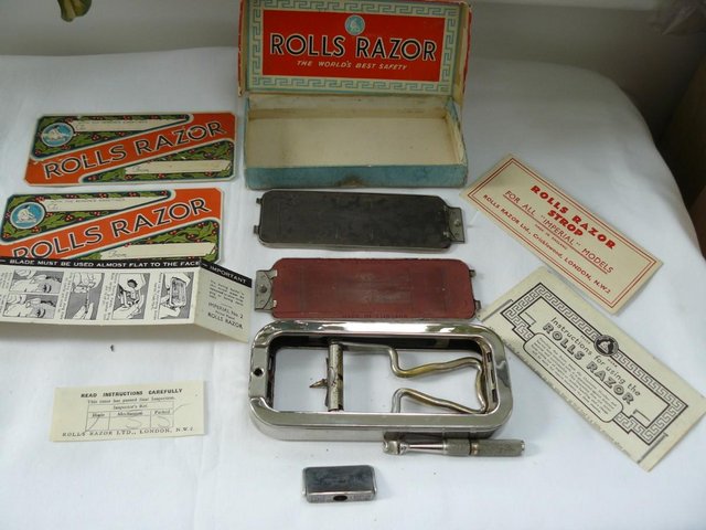 Preview of the first image of Vintage Rolls Razor Imperial No 2 The Whetter. Original box.