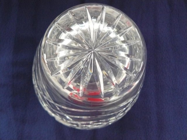 Image 4 of Royal Doulton International Crystal Cut Glass Temple vase