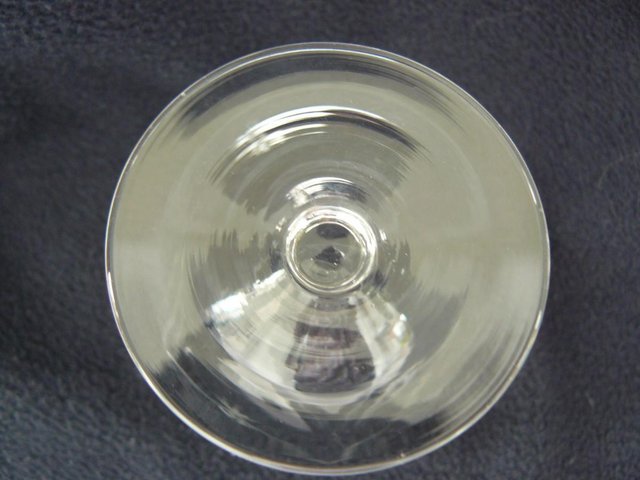 Image 3 of 1900s flared cut glass rummer shape glass Short stem