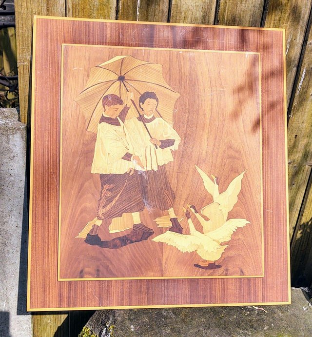 Image 2 of Attardi Hand Made Inlaid Wooden Picture