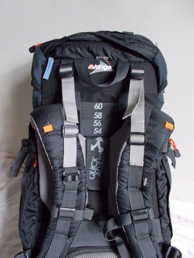 Image 8 of New Vango Contour 60:70L Rucksack Backpack