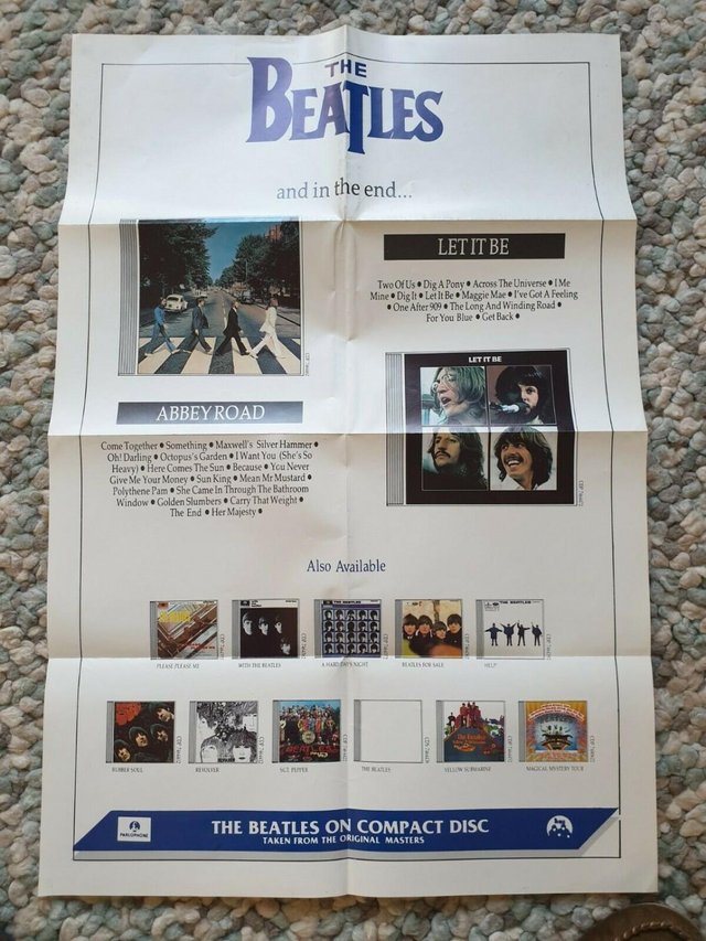 Image 3 of The Beatles Shop Promotional Posters