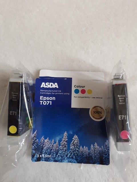 Image 2 of ASDA Ink Cartridges for Printers Using Epson T071