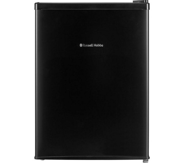 Preview of the first image of RUSSELL HOBBS BLACK MINI FRIDGE-65L-ICEBOX-FAST CHILL-WOW-.