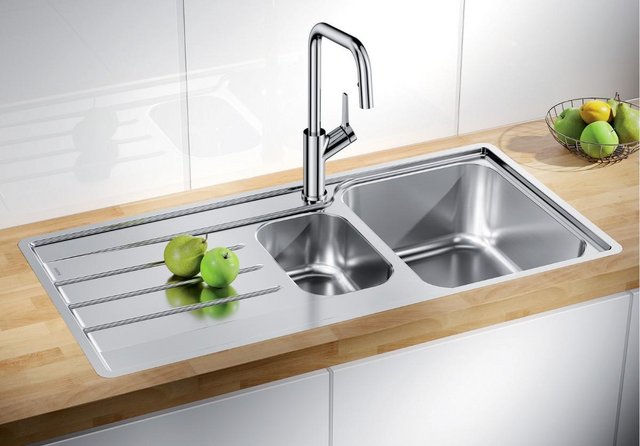 Preview of the first image of Blanco: Lemis 6 S-IF Brushed Steel Kitchen Sink- NEW/OFFER.