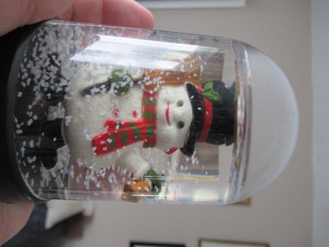 Preview of the first image of VINTAGE Christmas Snowglobes x2 1980's / 1990's.