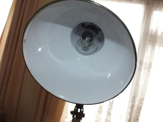 Image 2 of Vintage 50s factory lamp in great condition