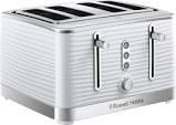 Preview of the first image of RUSSELL HOBBS INSPIRE WHITE 4 SLICE TOASTER-WIDE SLOTS-WOW-.