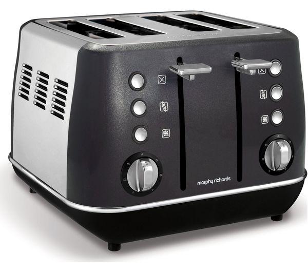 Preview of the first image of MORPHY RICHARDS EVOKE 4 SLICE TOASTER-BLACK-NEW-BOXED.