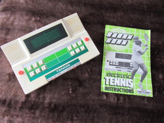Image 3 of Bjorn Borg Electronic Tennis Game 1980's & Instruction manua