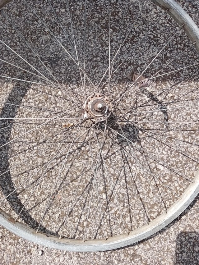 Preview of the first image of Alesa front alloy mountain bike wheel.