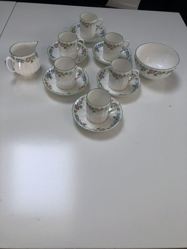 Image 5 of Royal Worcester(English Garden)Bone China Tea /Coffee Set
