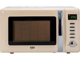 Preview of the first image of BEKO RETRO 20L CREAM MICROWAVE-800W-5 POWER LEVELS-NEW BOXED.