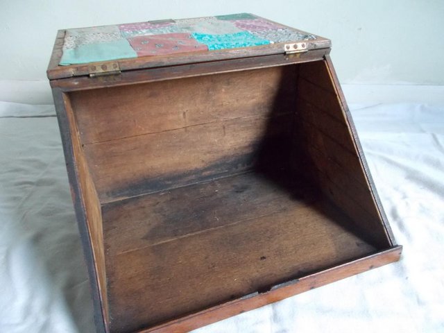 Image 2 of Georgian English Oak Bible Box
