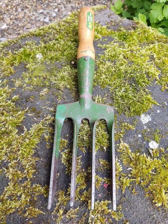 Preview of the first image of Vintage Halls Garden Hand Fork.