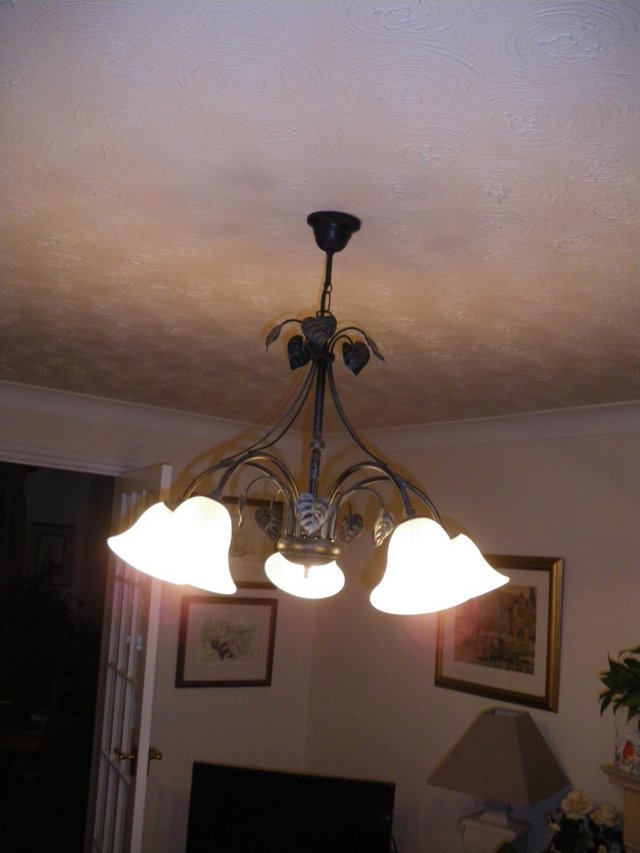 Preview of the first image of Lovely 5 Arm ceiling light.