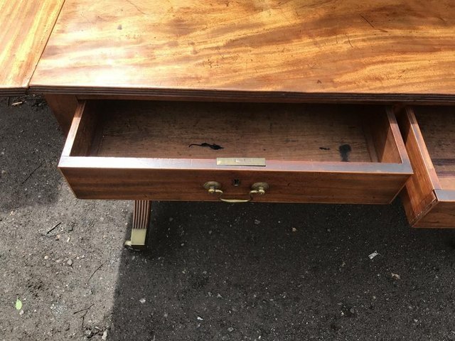 Image 8 of Sofa table free standing draws either side