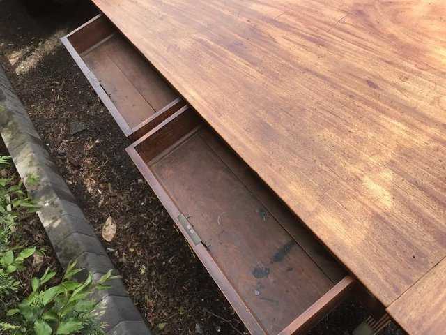 Image 13 of Sofa table free standing draws either side