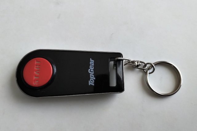 Preview of the first image of Top Gear Audible Engine Start & Accelerate Sounds Key Ring.