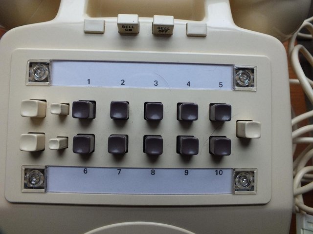 Image 2 of Original 1980s cream telephone