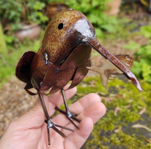 Preview of the first image of Metal Kingfisher Garden Sculpture/Ornament.