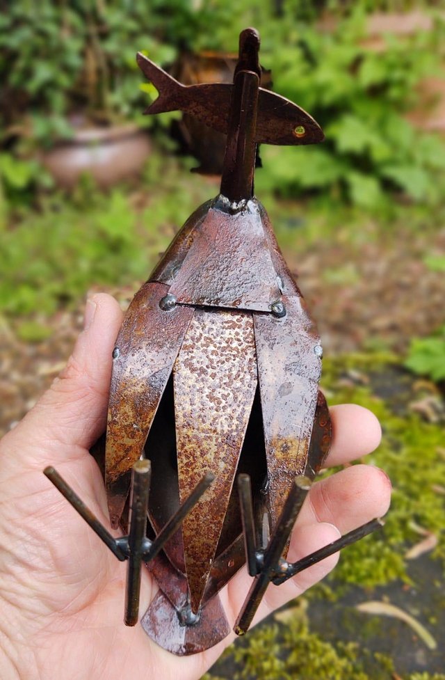 Image 2 of Metal Kingfisher Garden Sculpture/Ornament