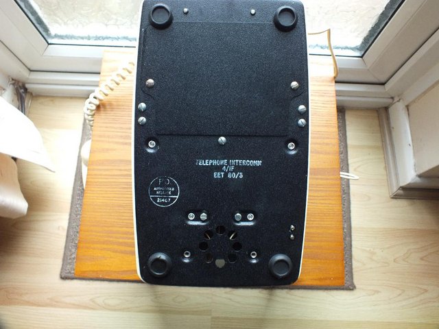 Image 8 of Original 1980s cream telephone