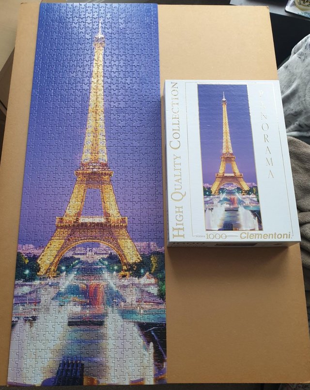 Image 2 of 1000 piece Jigsaw called EIFFEL TOWER, by CLEMENTONI. ONLY D