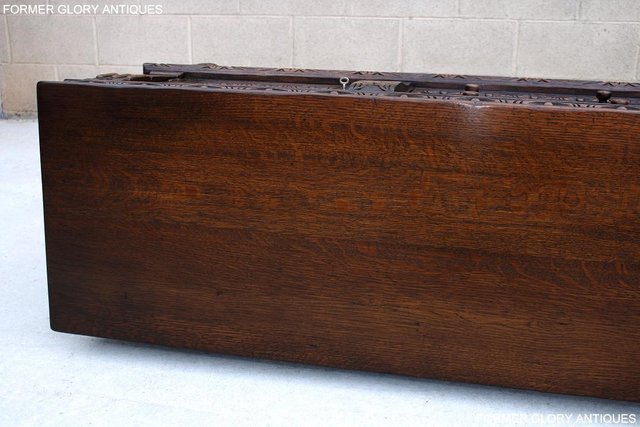 Image 17 of A TITCHMARSH AND GOODWIN CARVED OAK SIDEBOARD DRESSER BASE