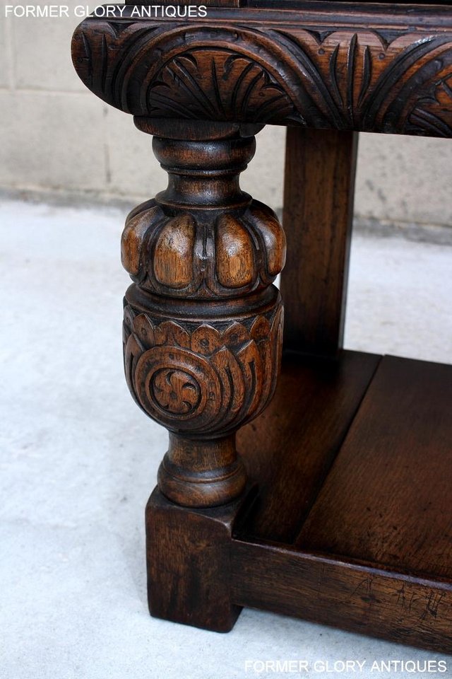 Image 22 of A TITCHMARSH AND GOODWIN CARVED OAK SIDEBOARD DRESSER BASE