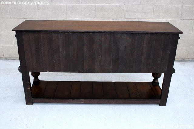Image 27 of A TITCHMARSH AND GOODWIN CARVED OAK SIDEBOARD DRESSER BASE