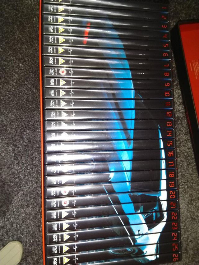 Preview of the first image of Knight rider DVDs most of them new.