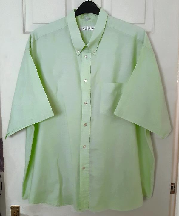 Preview of the first image of Mens Lime Green Ben Sherman Shirt - 19" collar (48).