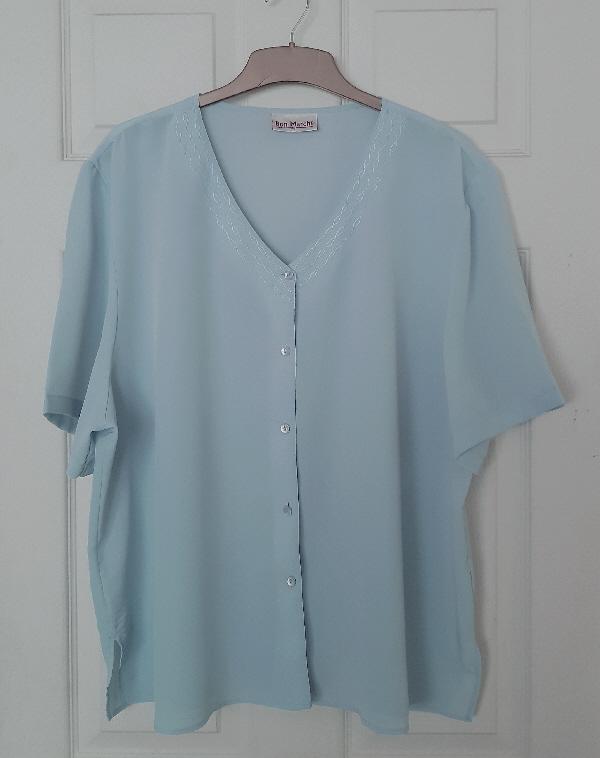 Preview of the first image of Pretty Ladies Blouse By Bon Marche - Size 24.