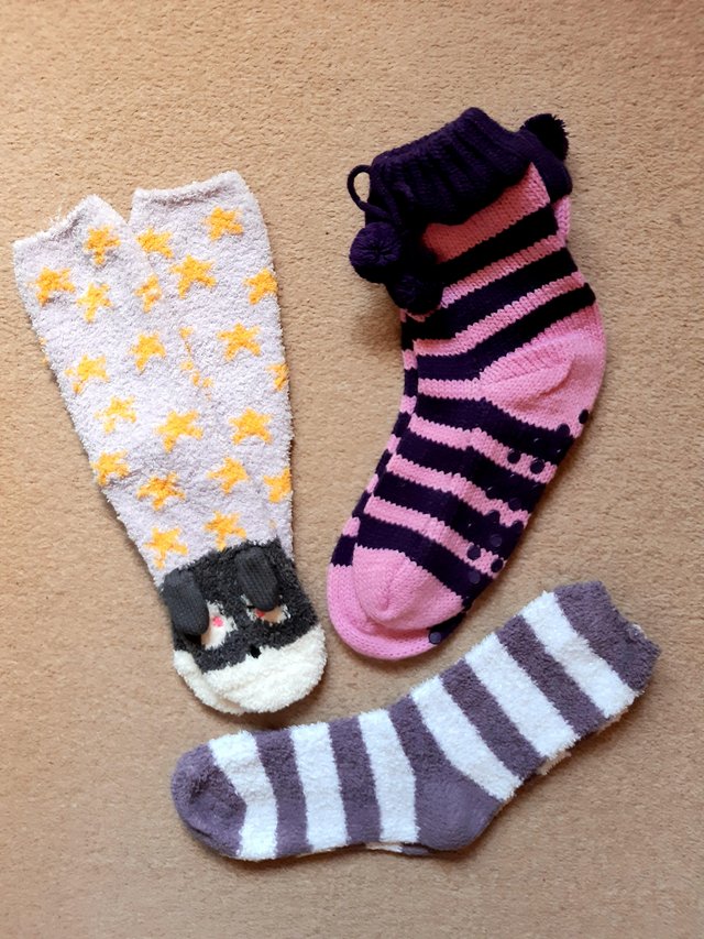 Preview of the first image of Ladies bed socks for sale.