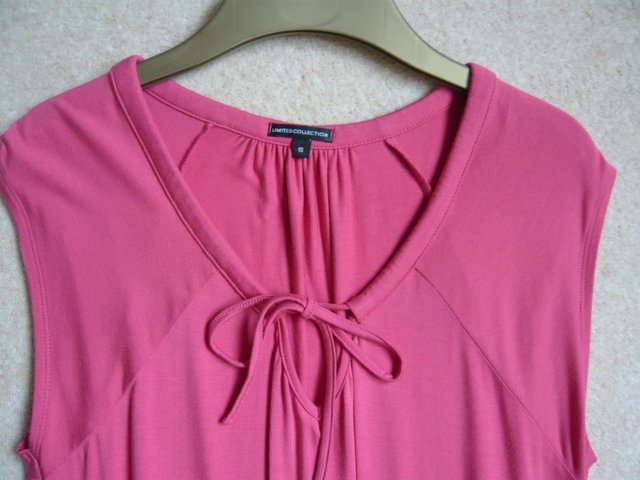 Image 2 of Dress - M&S dropped waist, jersey fabric