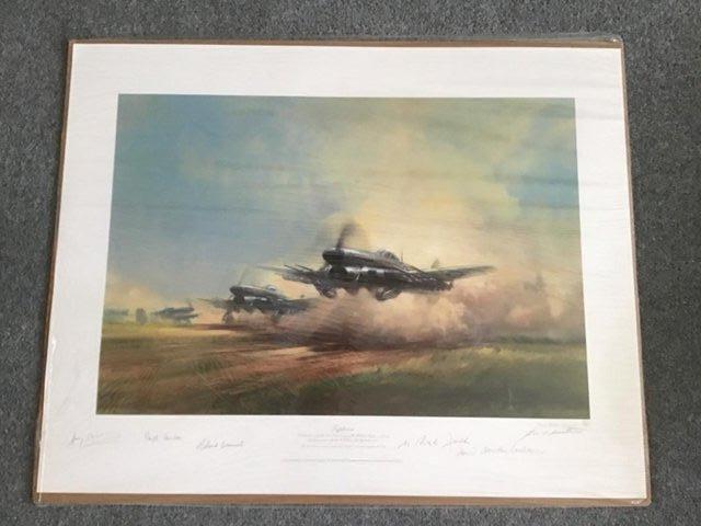 Preview of the first image of For Sale - World War 2 Hawker Typhoon print.